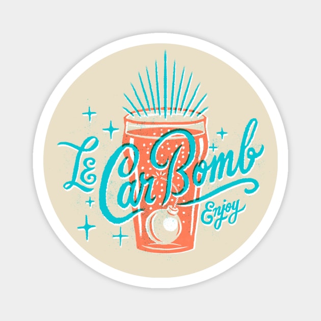 Le Car Bomb Magnet by ConradGarner